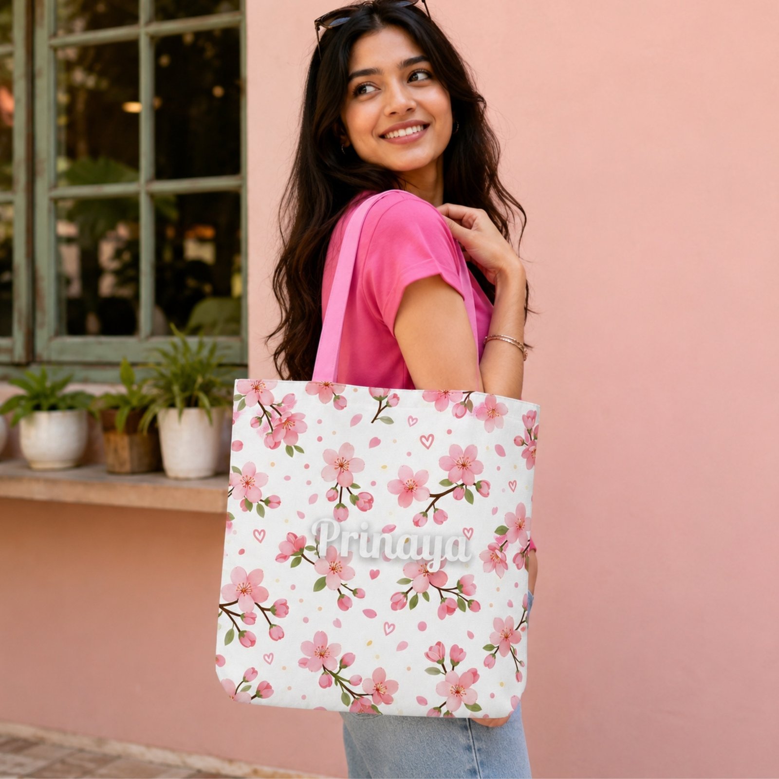 Cherry Blossom Tote Bag - Image 2