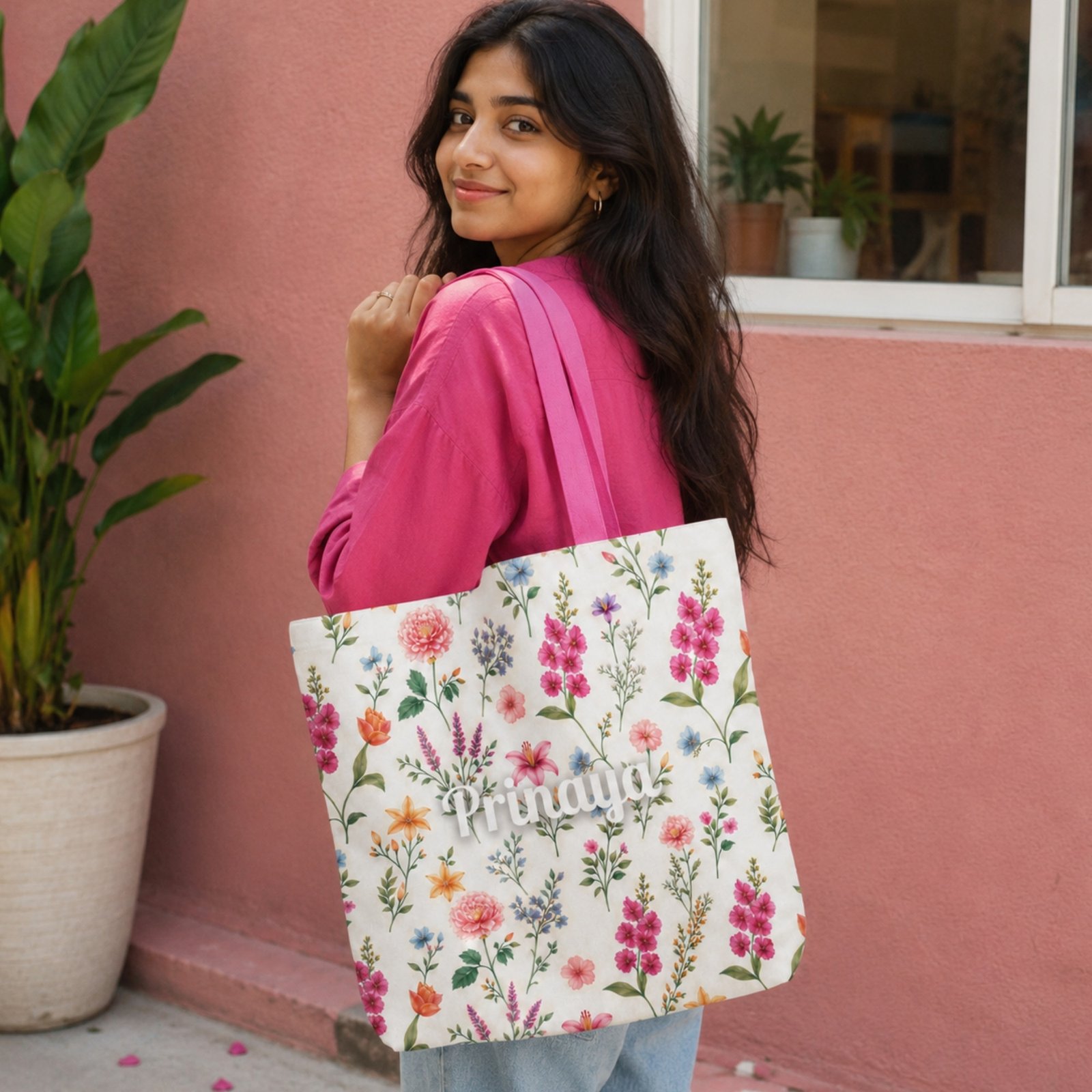 Wildflower Bliss Tote Bag - Image 2