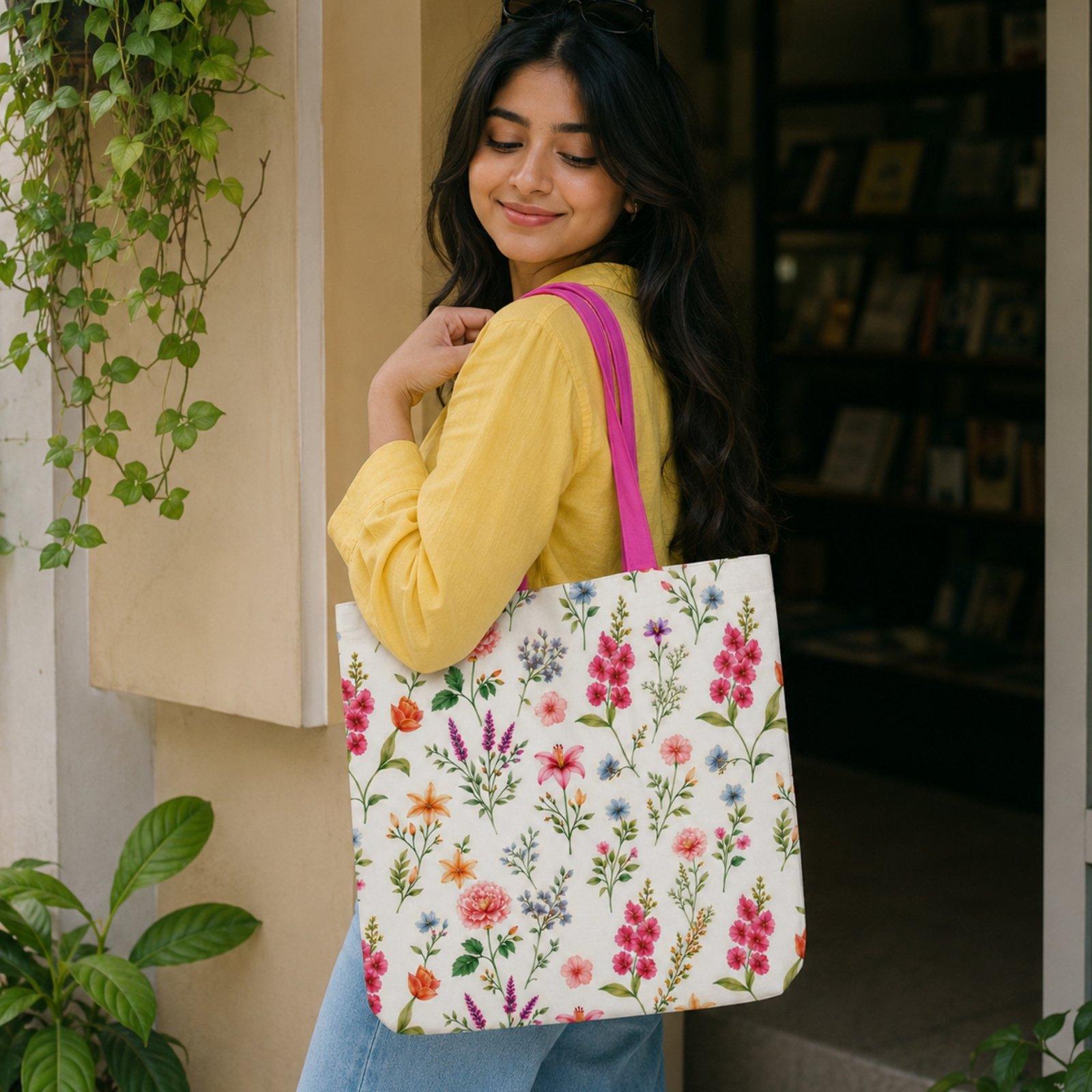 Wildflower Bliss Tote Bag - Image 3