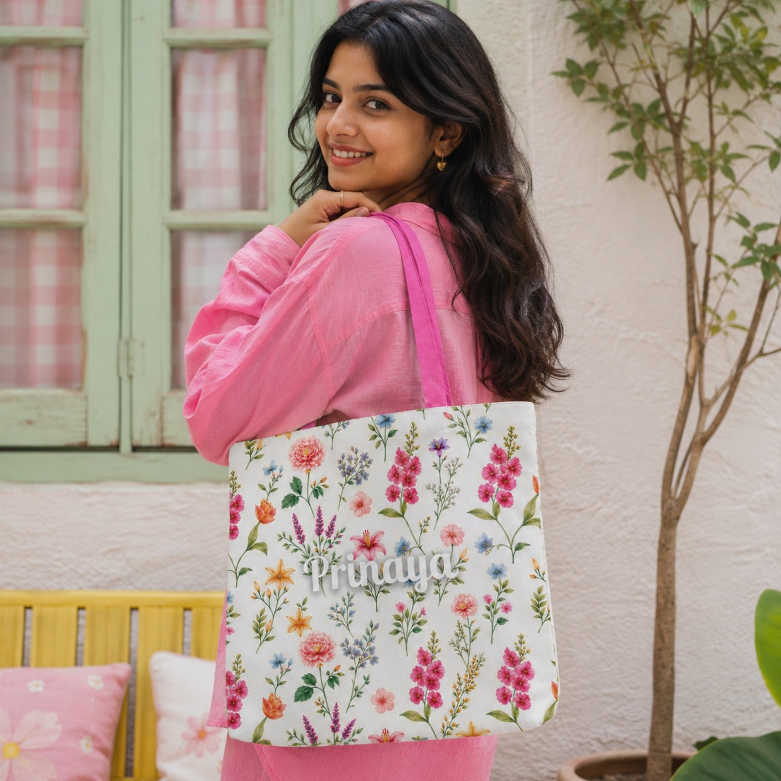 Wildflower Bliss Tote Bag - Image 4