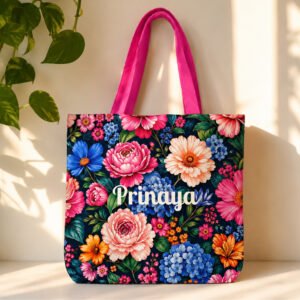 Midnight Bloom Tote Bag