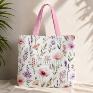 Floral Meadow Tote Bag
