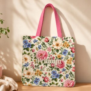Vintage Blossom Tote Bag
