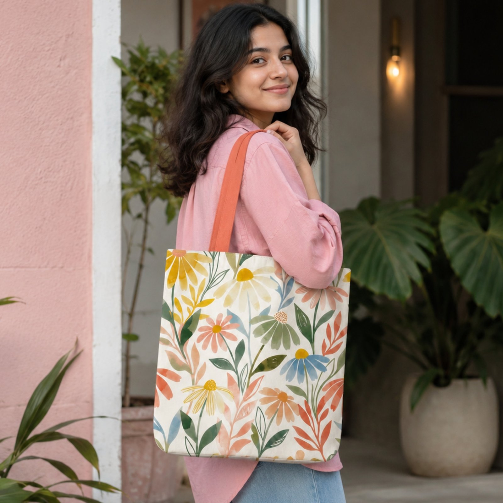 Daisy Delight Tote Bag - Image 3
