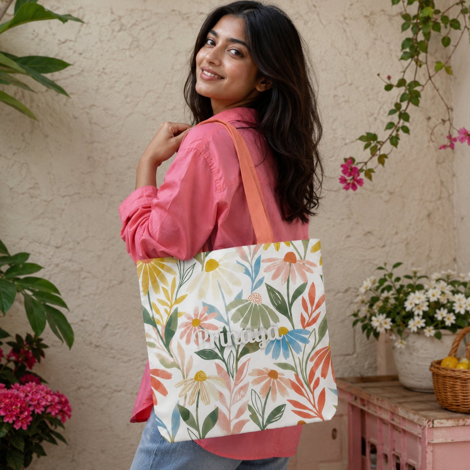 Daisy Delight Tote Bag - Image 4
