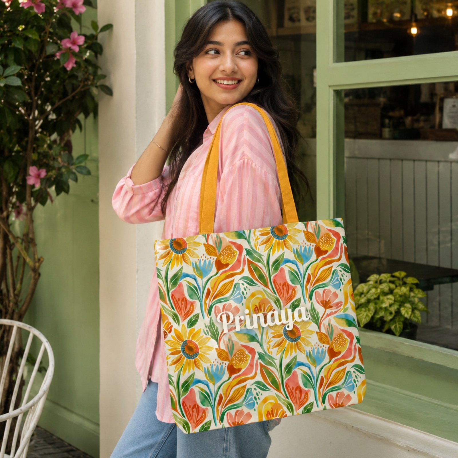 Sunflower Bloom Tote Bag - Image 4