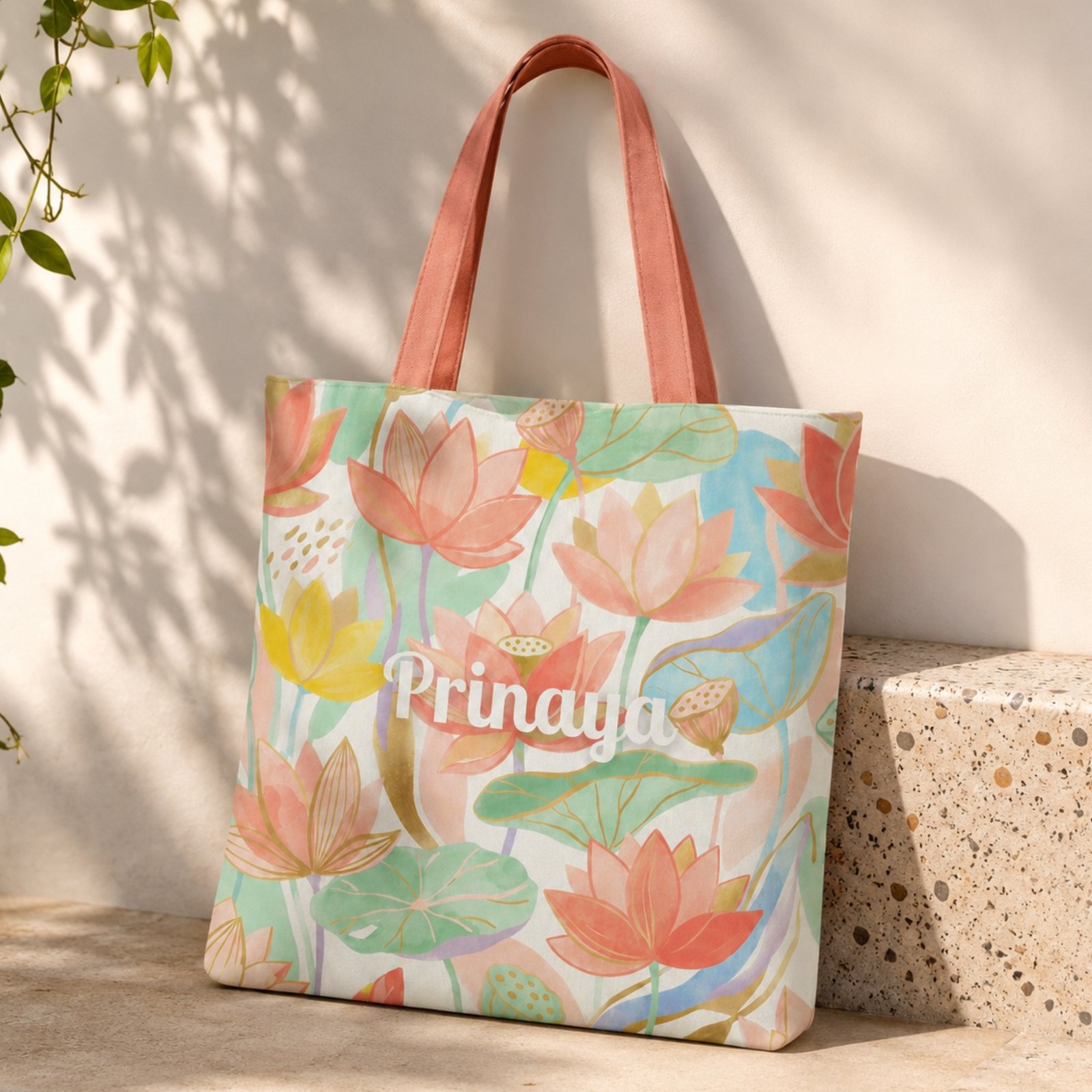 Serene Lotus Tote Bag