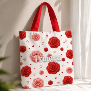 Valentine Rose Tote Bag