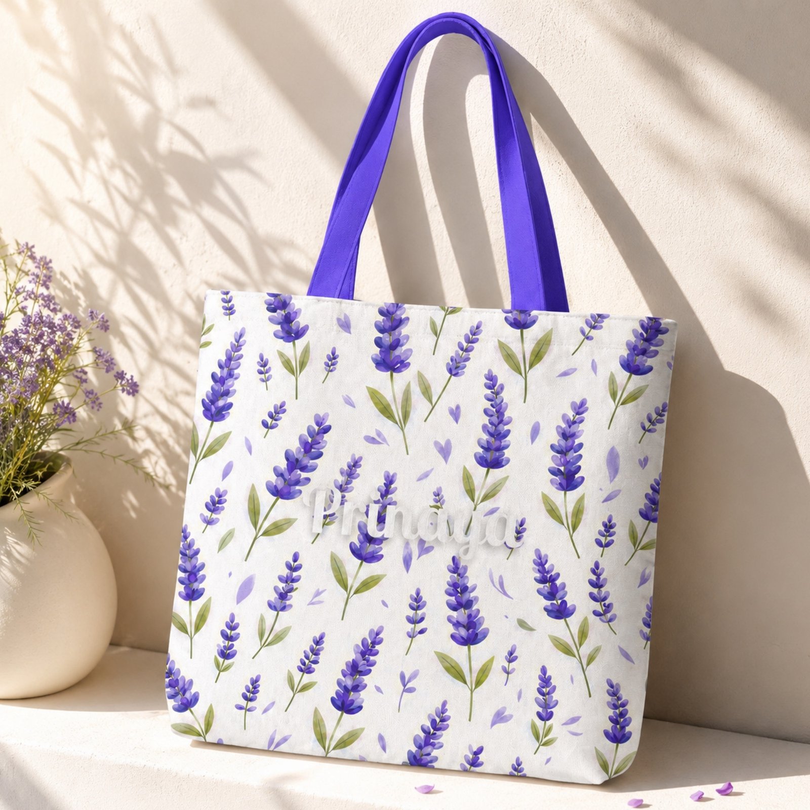 Lavender Charm Tote Bag